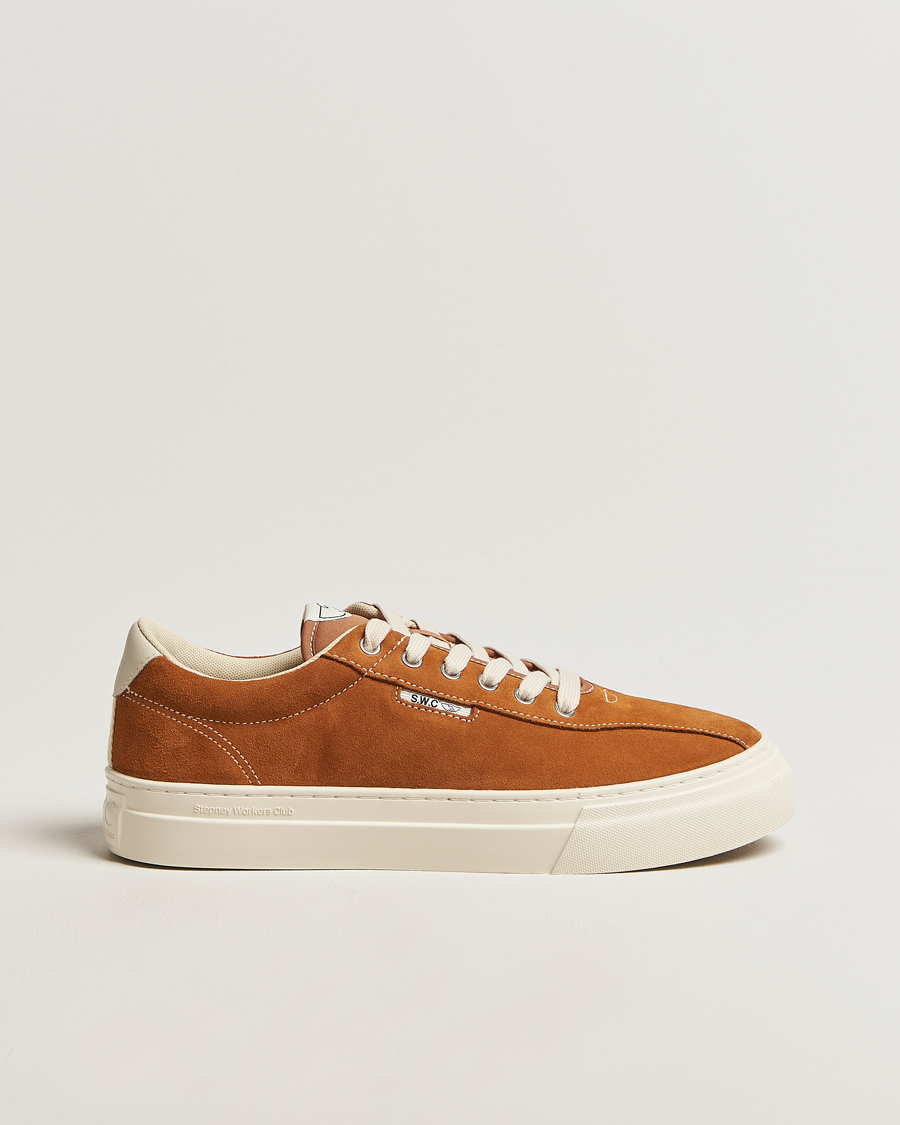 Herre | Sneakers | Stepney Workers Club | Dellow 02 Cupsole Suede Sneaker Tan