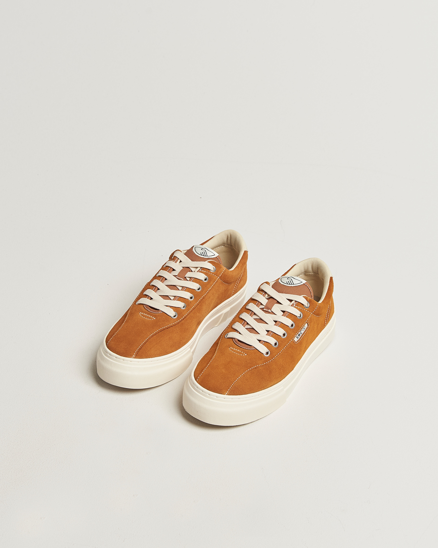 Herre | Sneakers | Stepney Workers Club | Dellow 02 Cupsole Suede Sneaker Tan