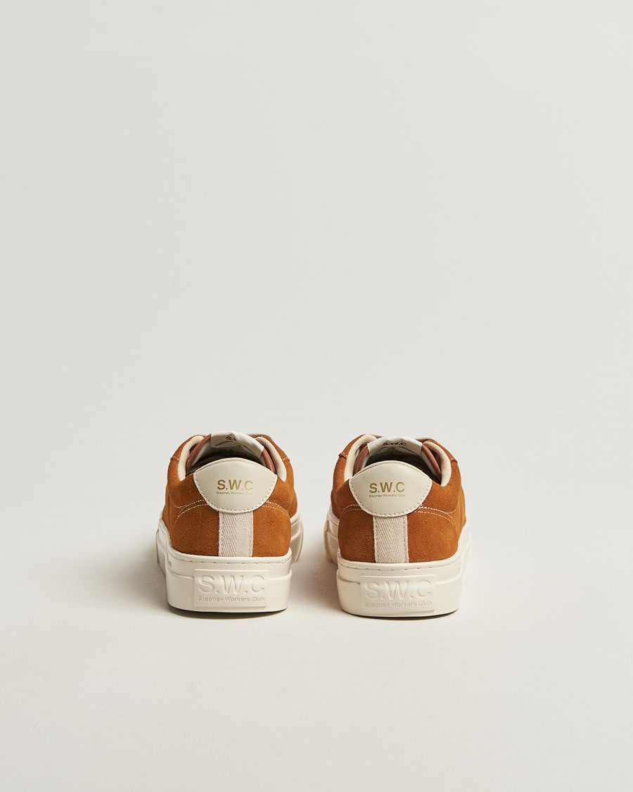Herre | Sneakers | Stepney Workers Club | Dellow 02 Cupsole Suede Sneaker Tan