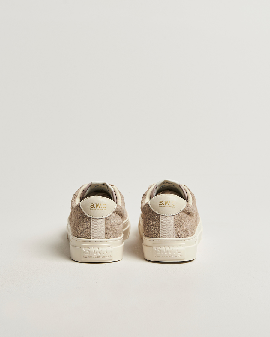 Herre | Sneakers | Stepney Workers Club | Dellow 02 Raw Suede Cupsole Sneaker Taupe