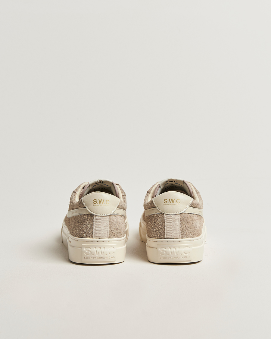 Herre | Sneakers | Stepney Workers Club | Dellow S-Strike Cupsole Raw Suede Sneaker Taupe