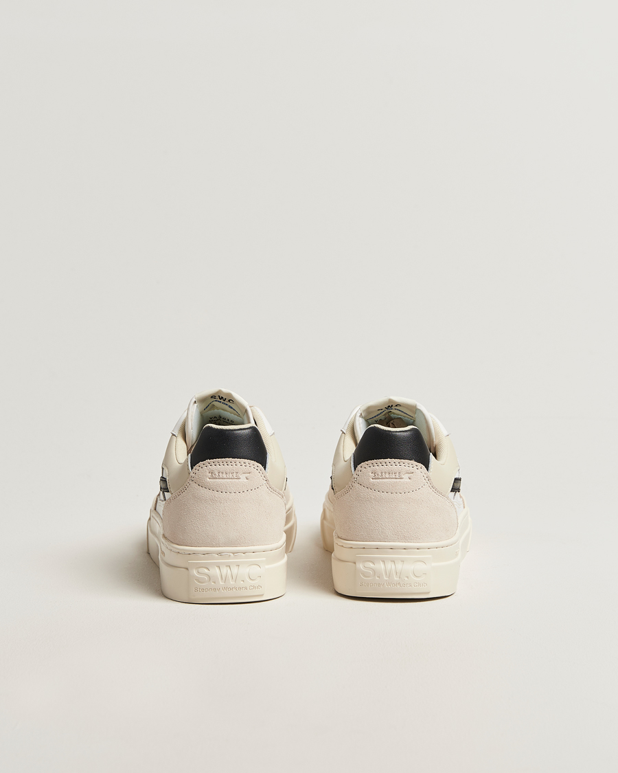 Herre | Sneakers | Stepney Workers Club | Pearl S-Strike Leather/Suede Mix Sneaker Spring Black