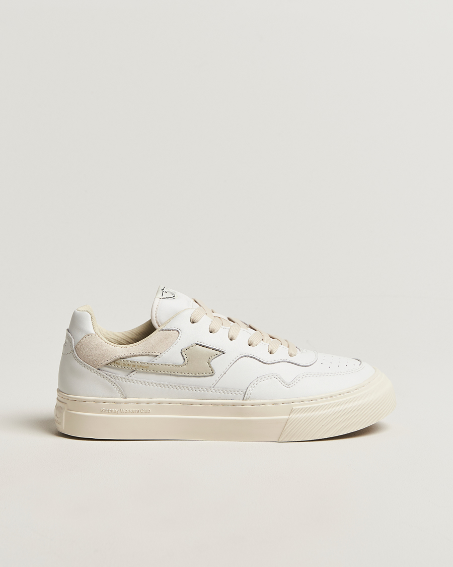 Herre | Sneakers | Stepney Workers Club | Pearl S-Strike Leather Sneaker White Putty
