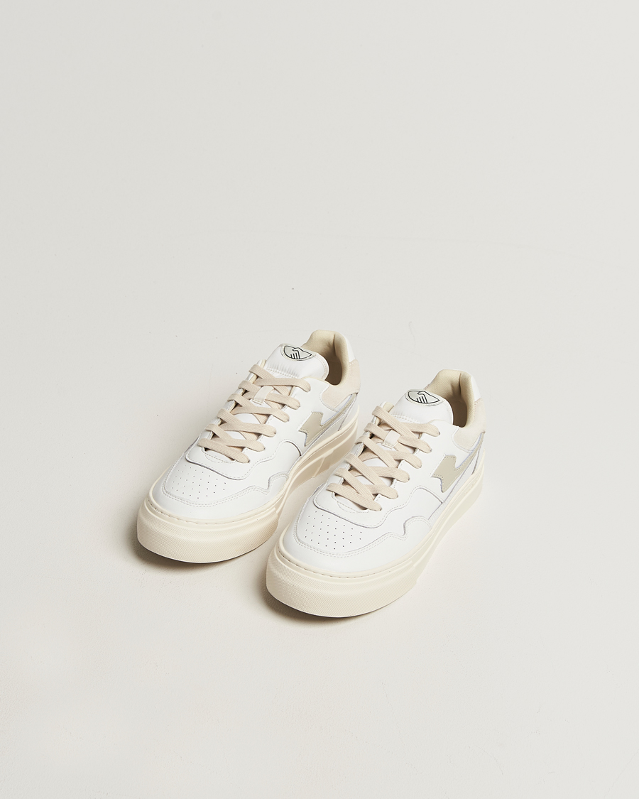 Herre | Sneakers | Stepney Workers Club | Pearl S-Strike Leather Sneaker White Putty