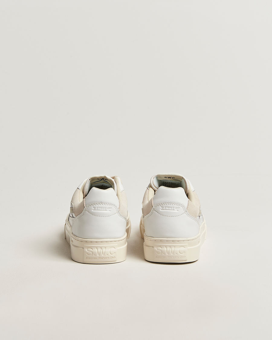 Herre | Sneakers | Stepney Workers Club | Pearl S-Strike Leather Sneaker White Putty