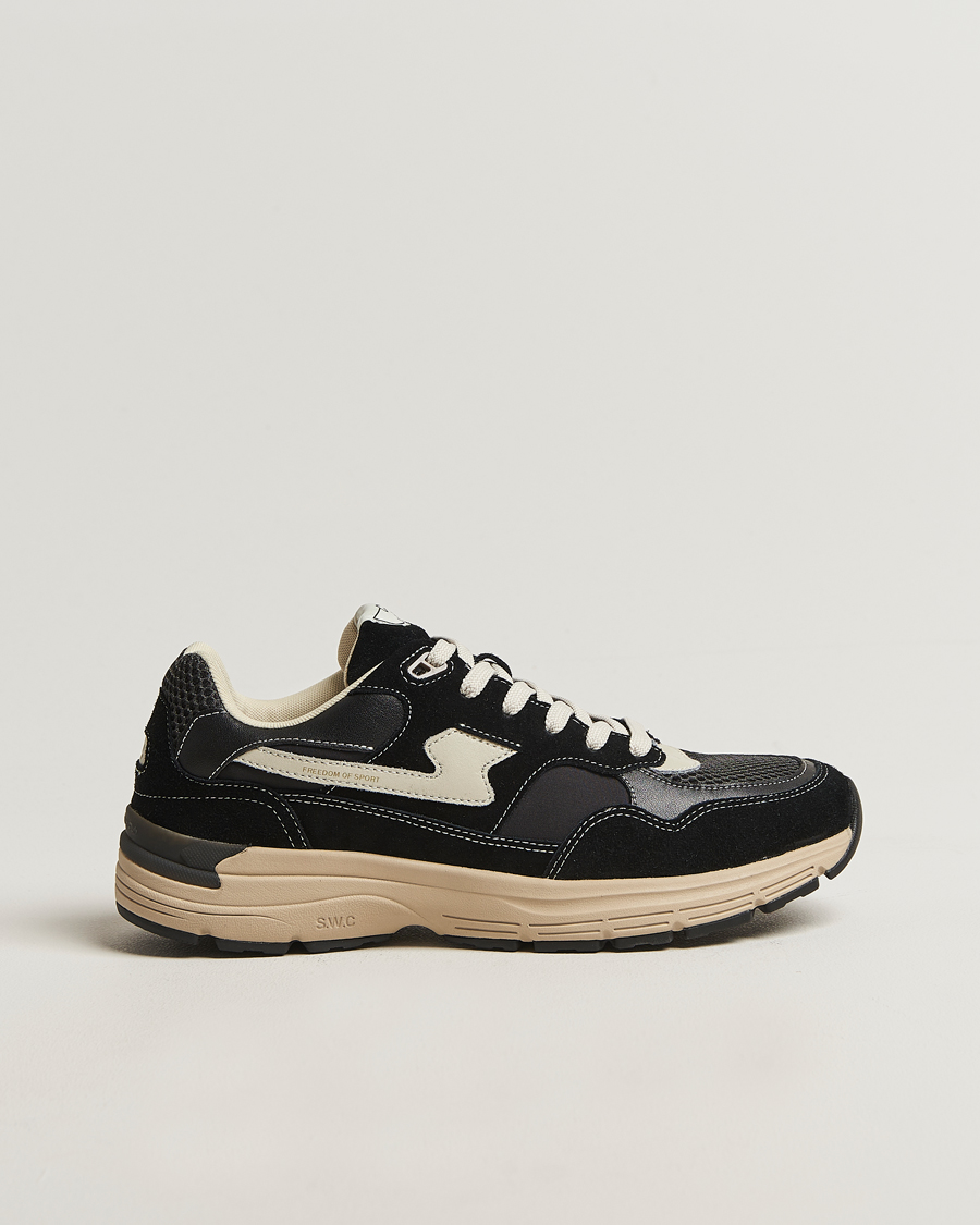 Herre | Sneakers | Stepney Workers Club | Amiel S-Strike Suede Mix Sneaker Black II