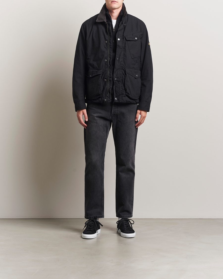 Herre | Jakker | Barbour International | Drifter Washed Wax Jacket Black