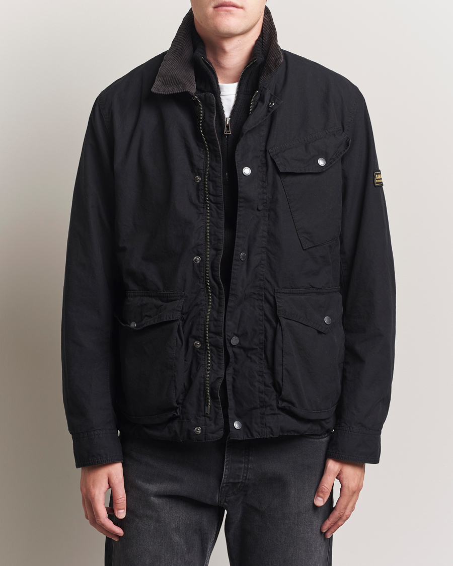 Herre | Jakker | Barbour International | Drifter Washed Wax Jacket Black