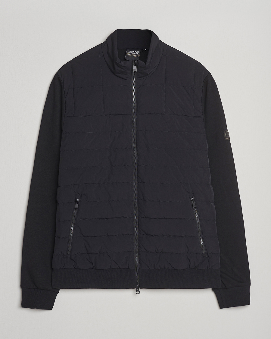 Herre | Trøjer | Barbour International | Collins Baffle Quilted Sweat Black