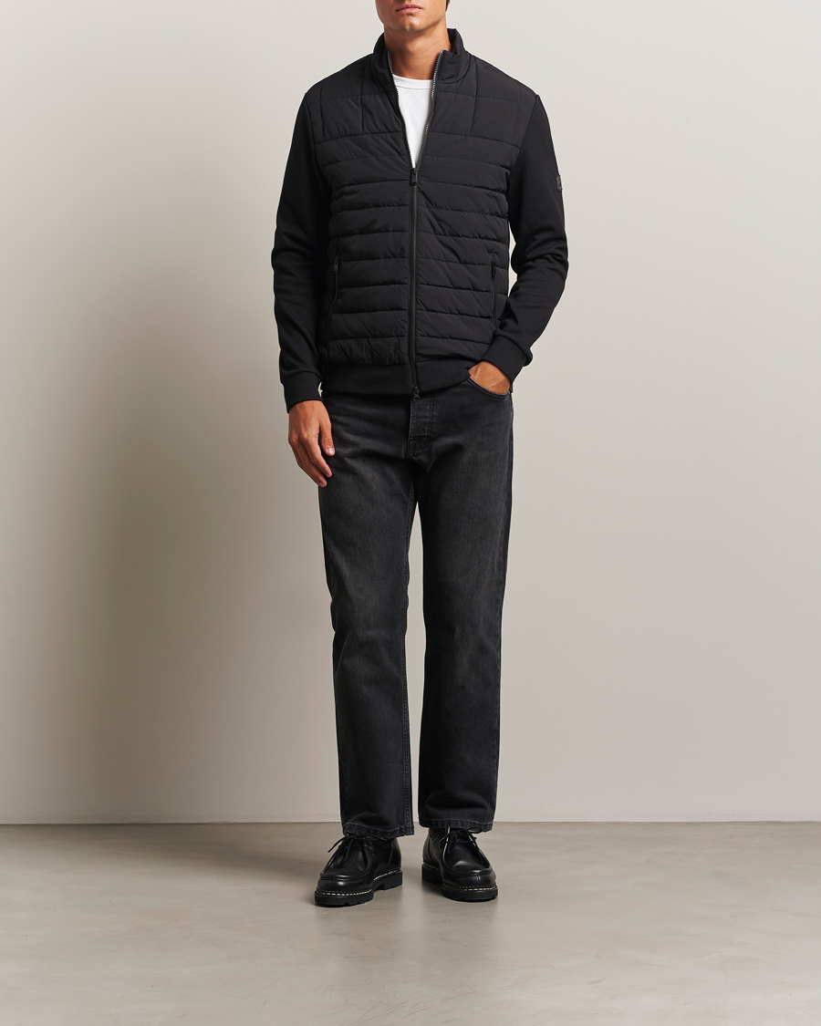 Herre | Trøjer | Barbour International | Collins Baffle Quilted Sweat Black