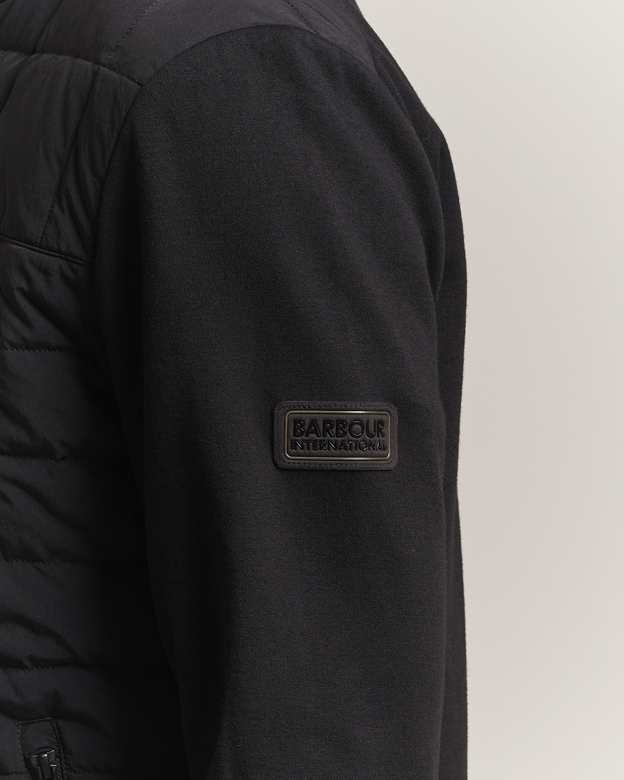 Herre | Trøjer | Barbour International | Collins Baffle Quilted Sweat Black