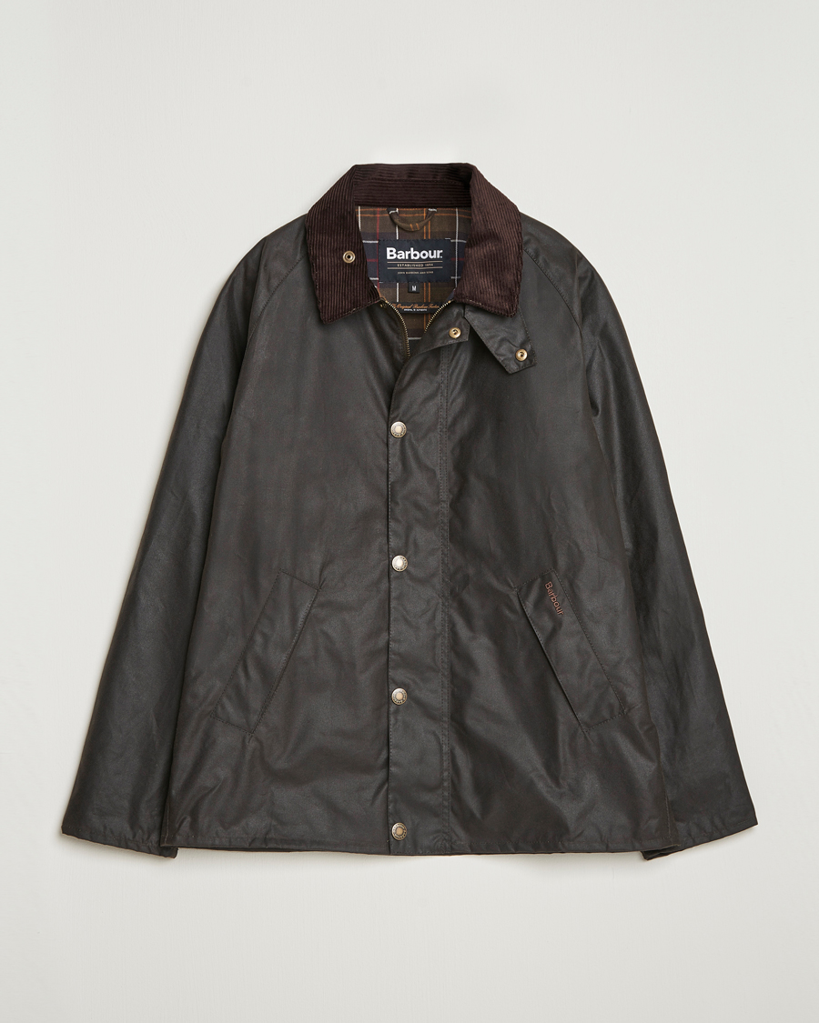 Herre | Jakker | Barbour Lifestyle | Tracker Wax Jacket Olive