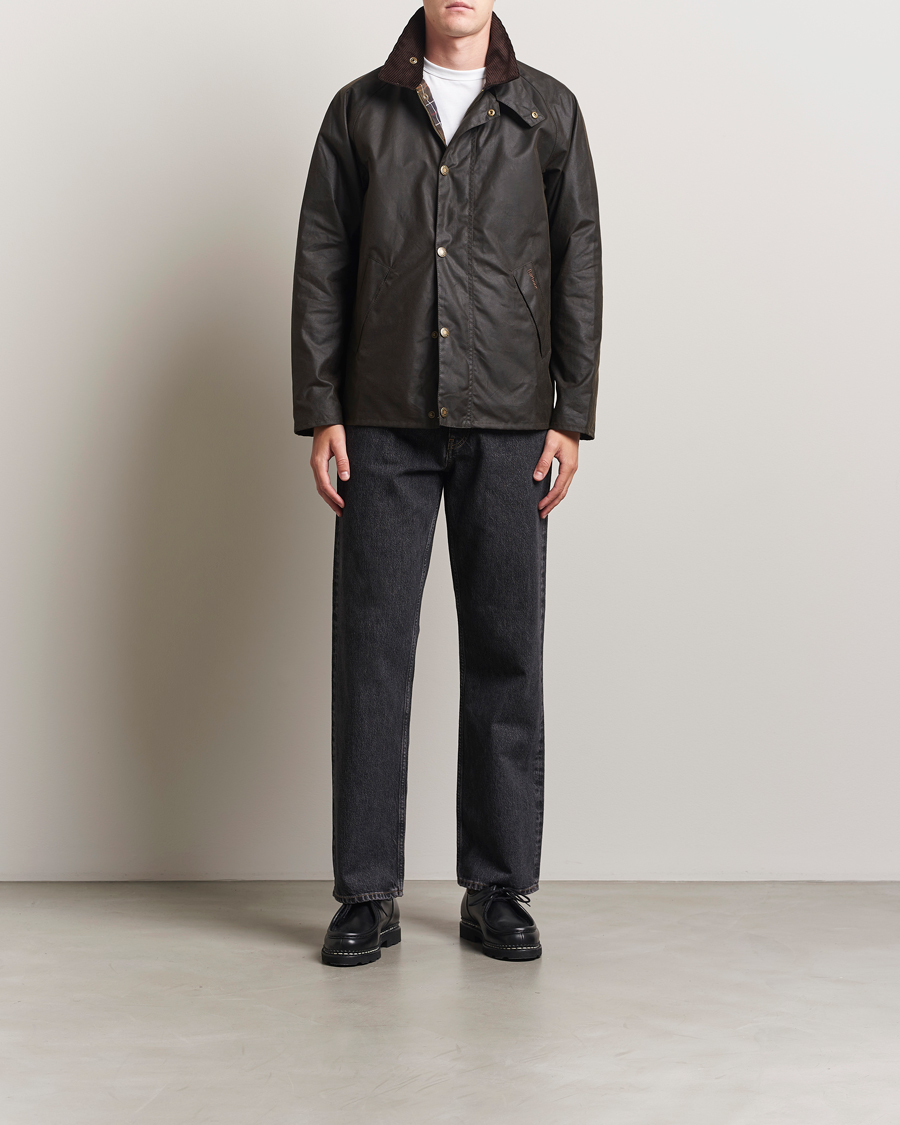 Herre | Jakker | Barbour Lifestyle | Tracker Wax Jacket Olive