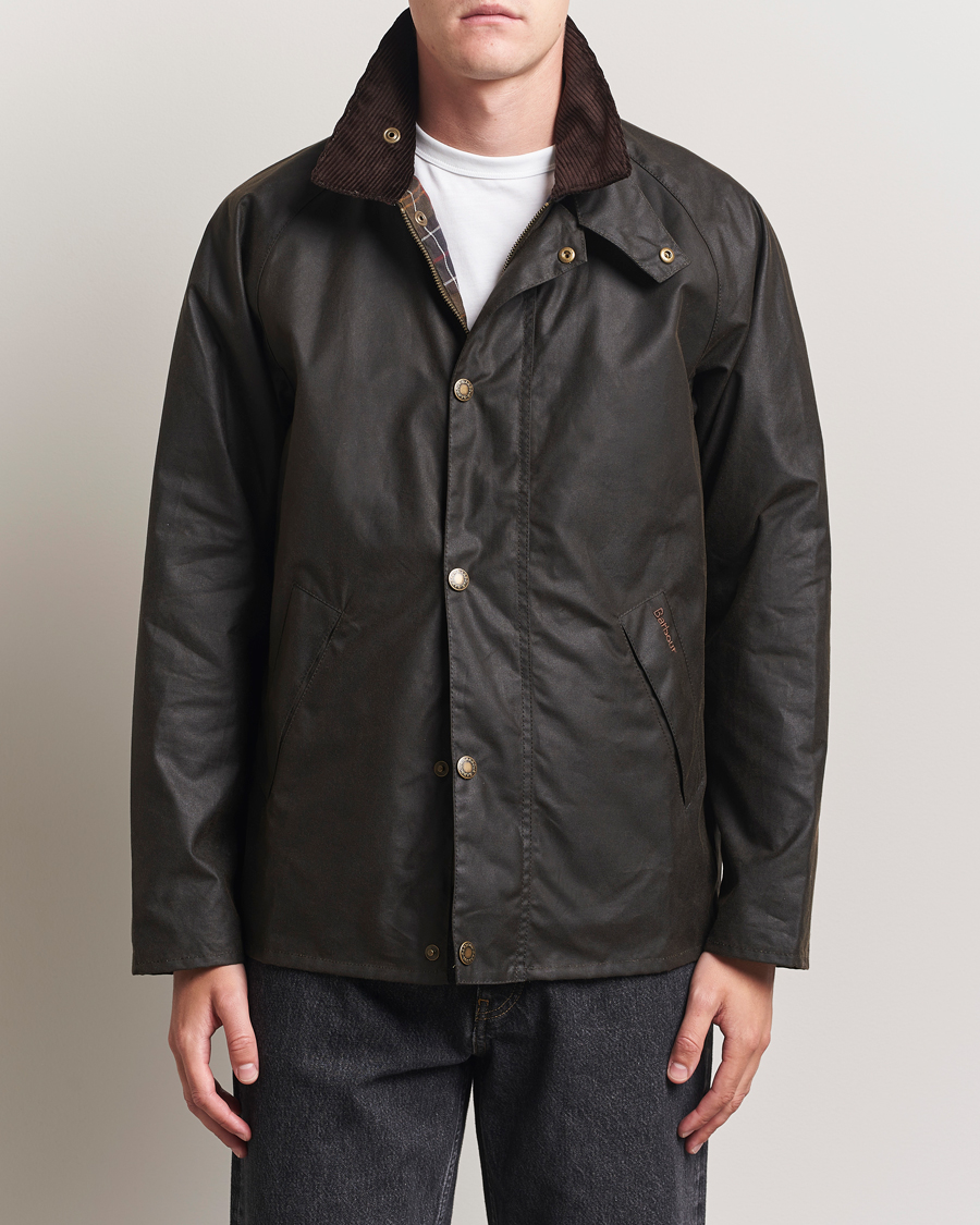 Herre | Jakker | Barbour Lifestyle | Tracker Wax Jacket Olive