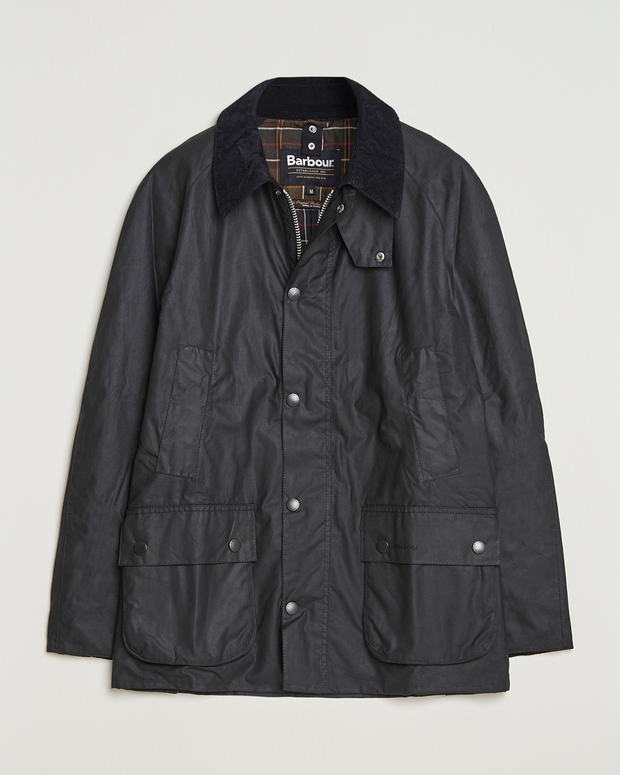 Herre | Jakker | Barbour Lifestyle | Ashby Wax Jacket Black