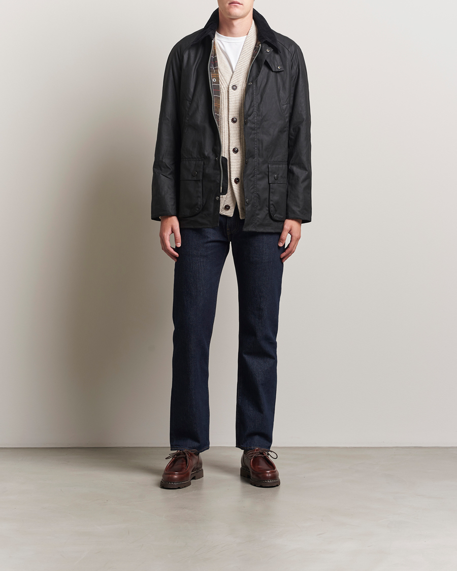 Herre | Jakker | Barbour Lifestyle | Ashby Wax Jacket Black