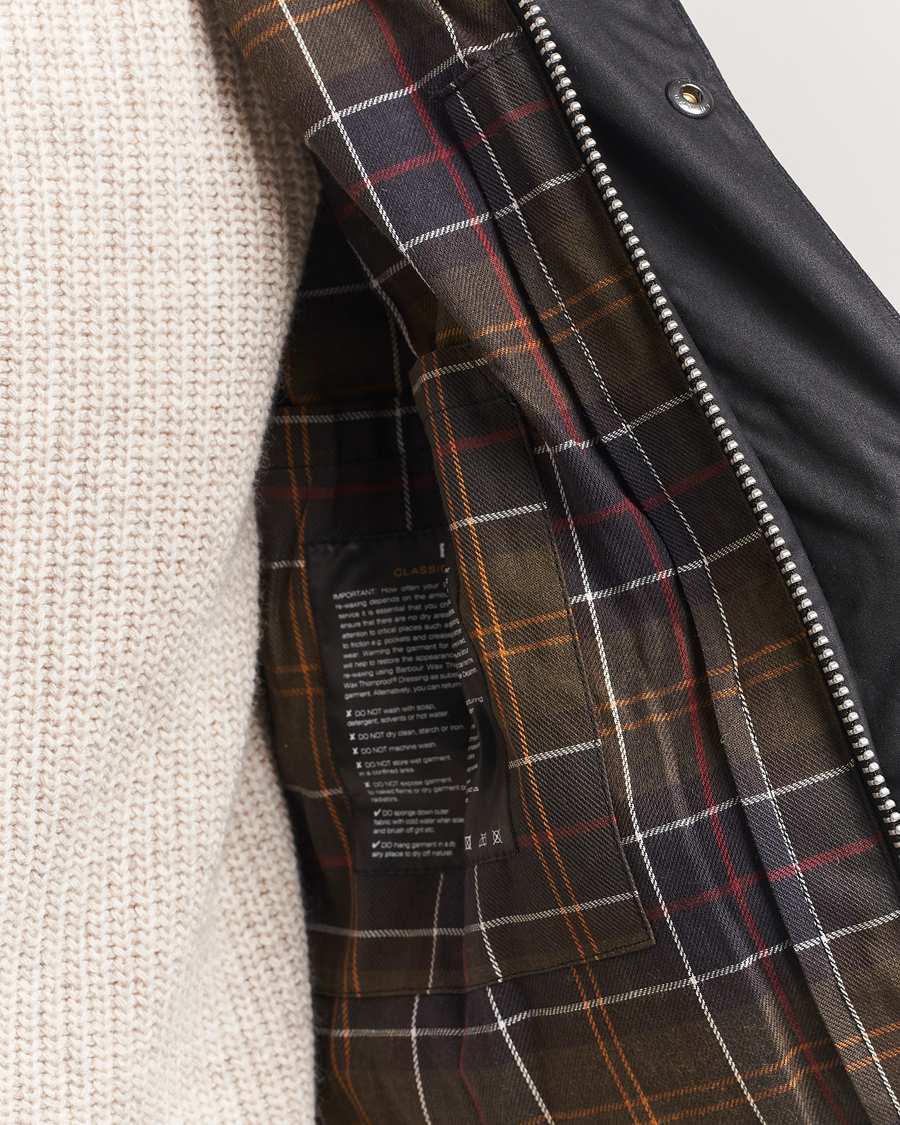 Herre | Jakker | Barbour Lifestyle | Ashby Wax Jacket Black