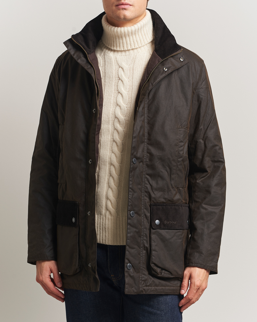 Herre | Jakker | Barbour Lifestyle | Modern Border Wax Jacket Brown