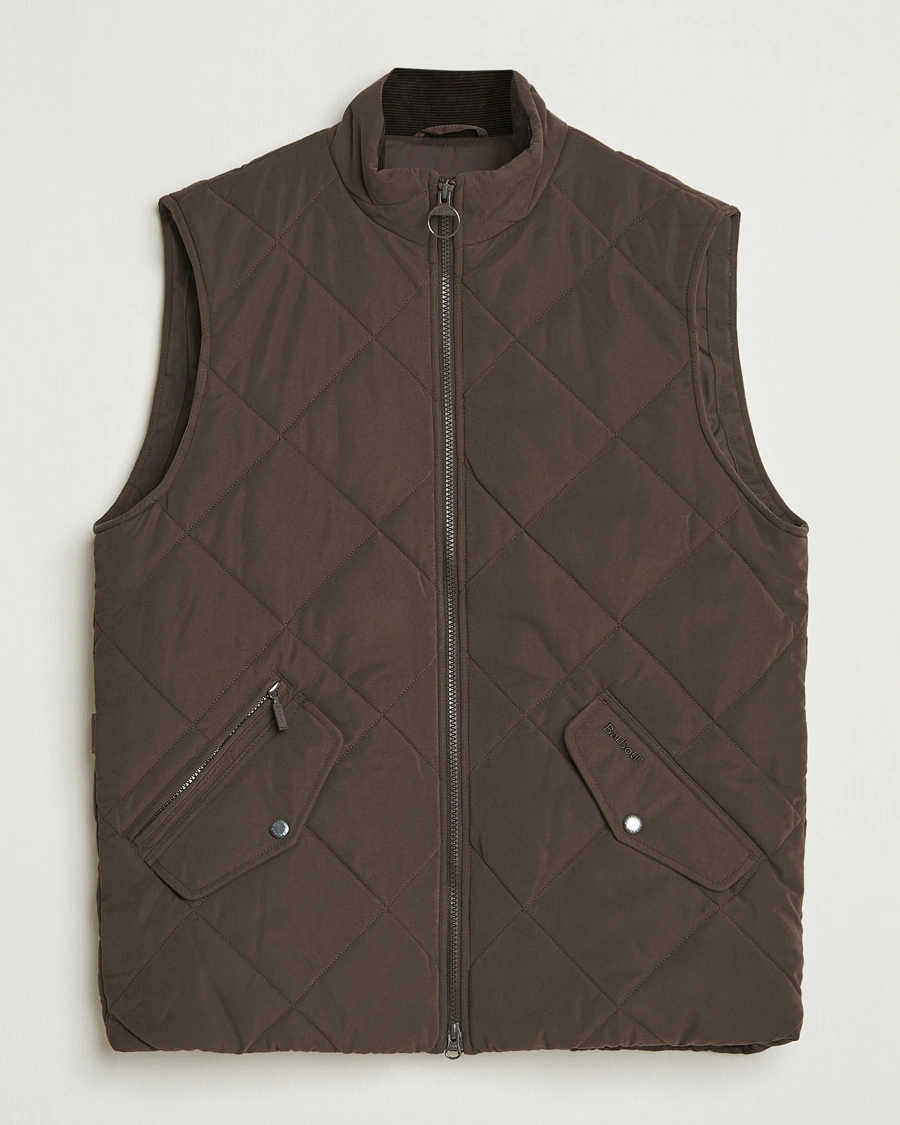 Herre | Veste | Barbour Lifestyle | City Chelsea Quilted Gilet Brown