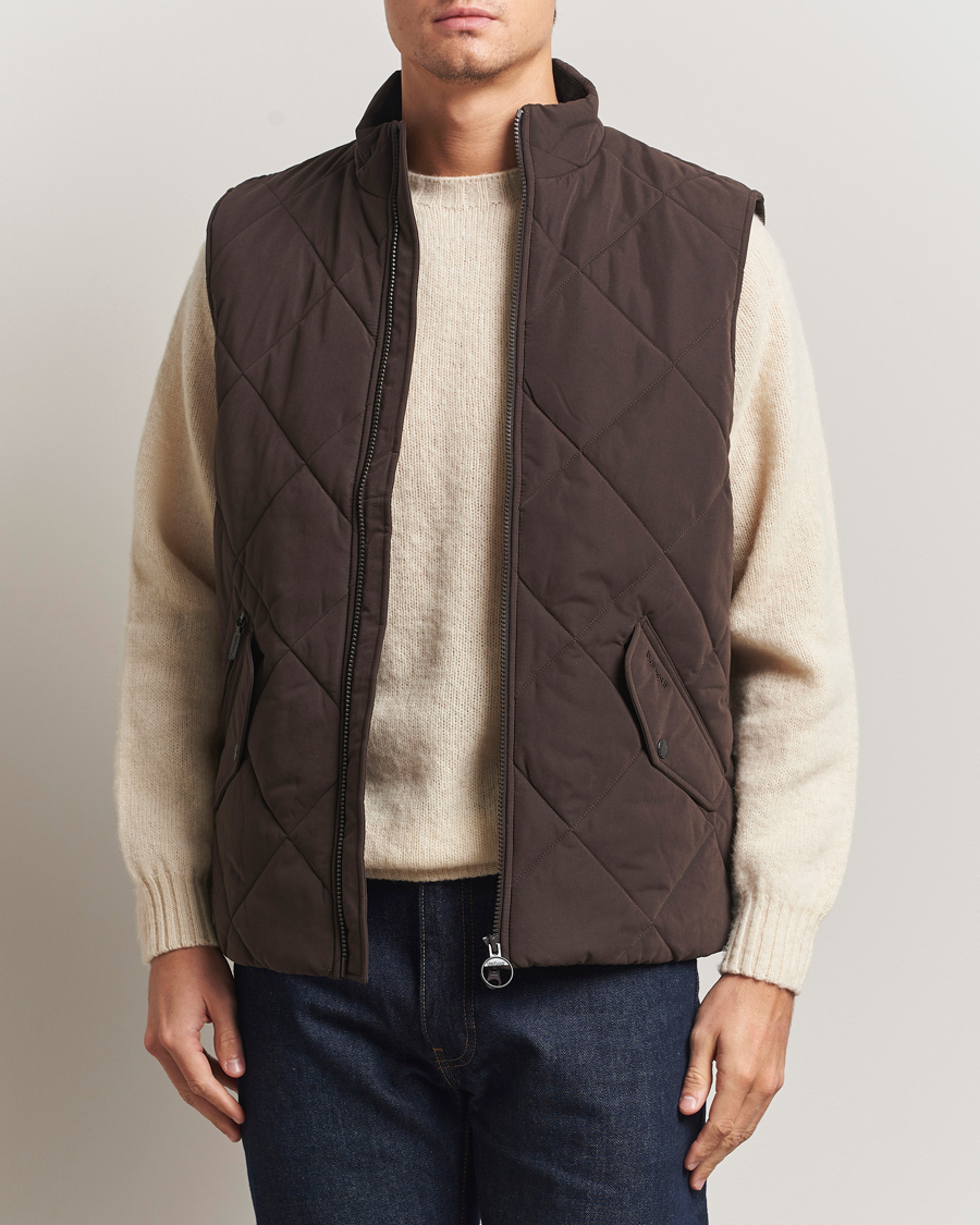 Herre | Veste | Barbour Lifestyle | City Chelsea Quilted Gilet Brown