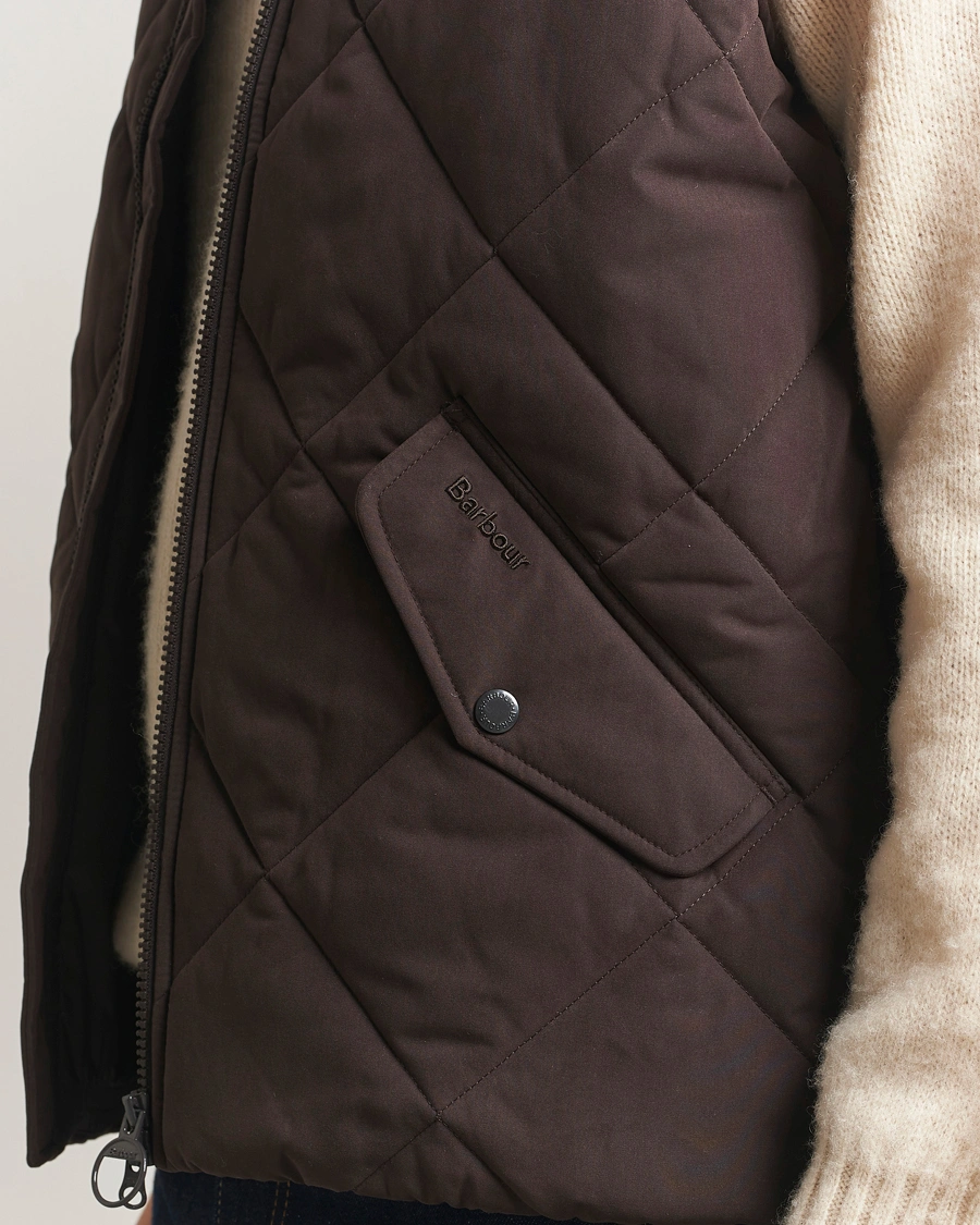 Herre | Veste | Barbour Lifestyle | City Chelsea Quilted Gilet Brown