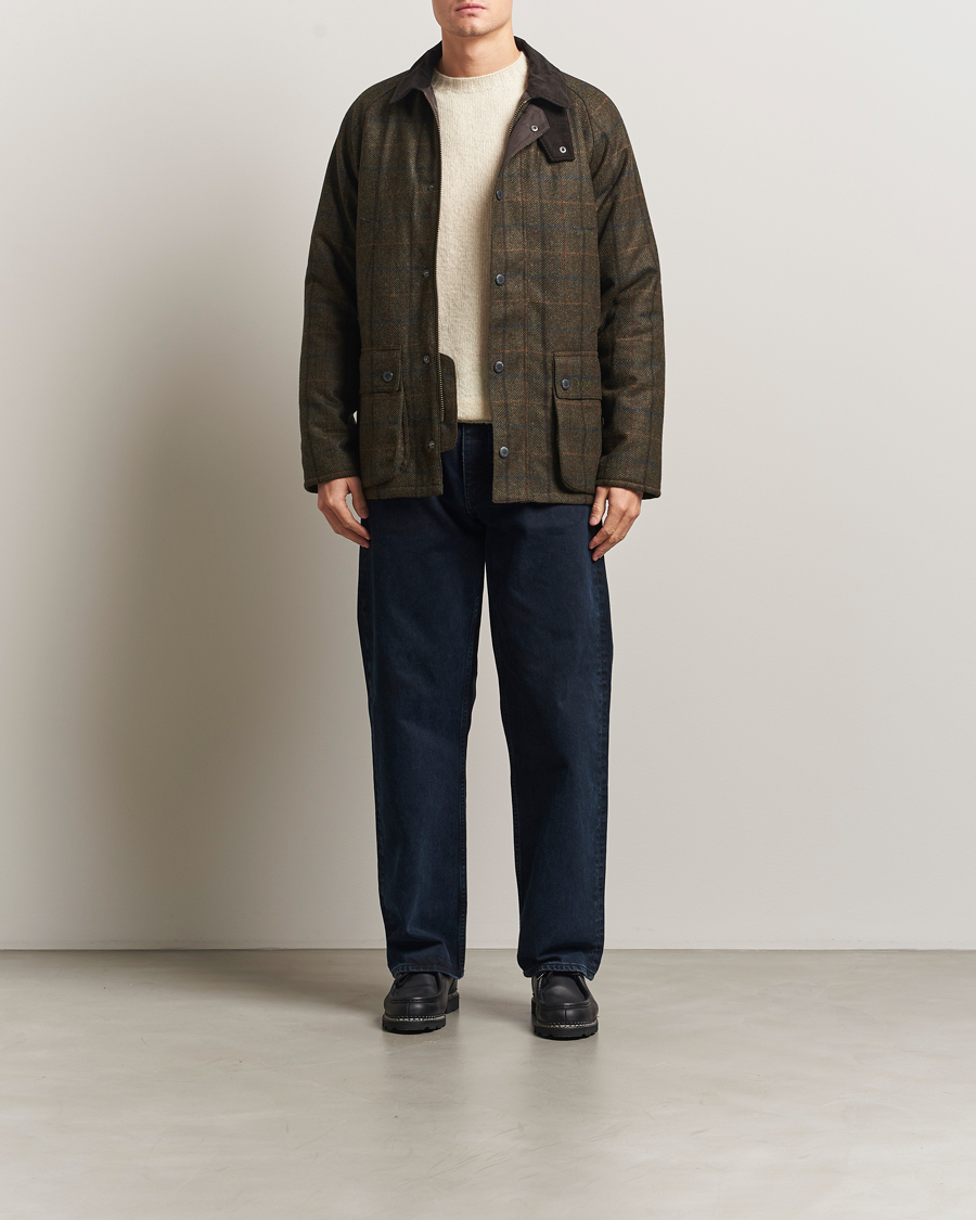 Herre | Jakker | Barbour Lifestyle | Bedale Check Wool Jacket Olive