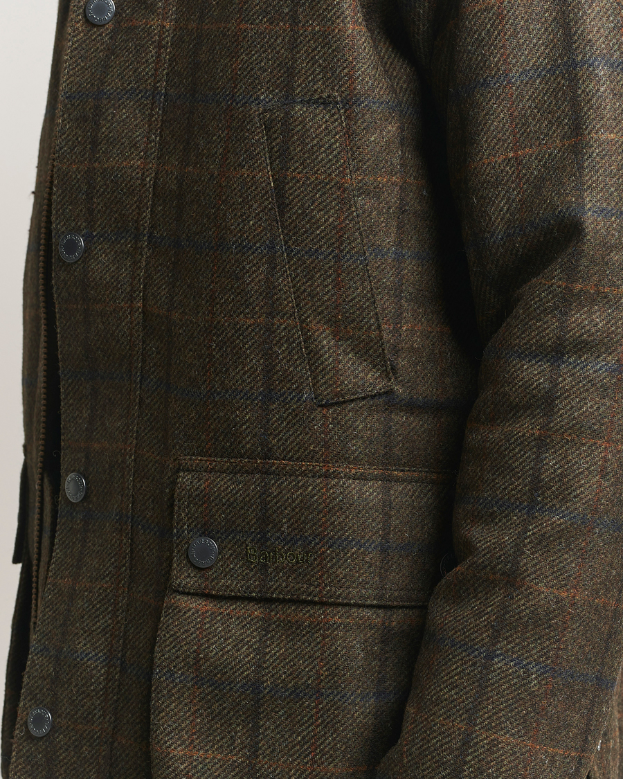 Herre | Jakker | Barbour Lifestyle | Bedale Check Wool Jacket Olive
