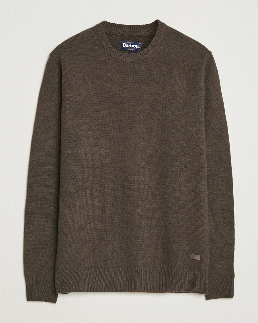 Herre | Trøjer | Barbour Lifestyle | Patch Crew Dark Oak
