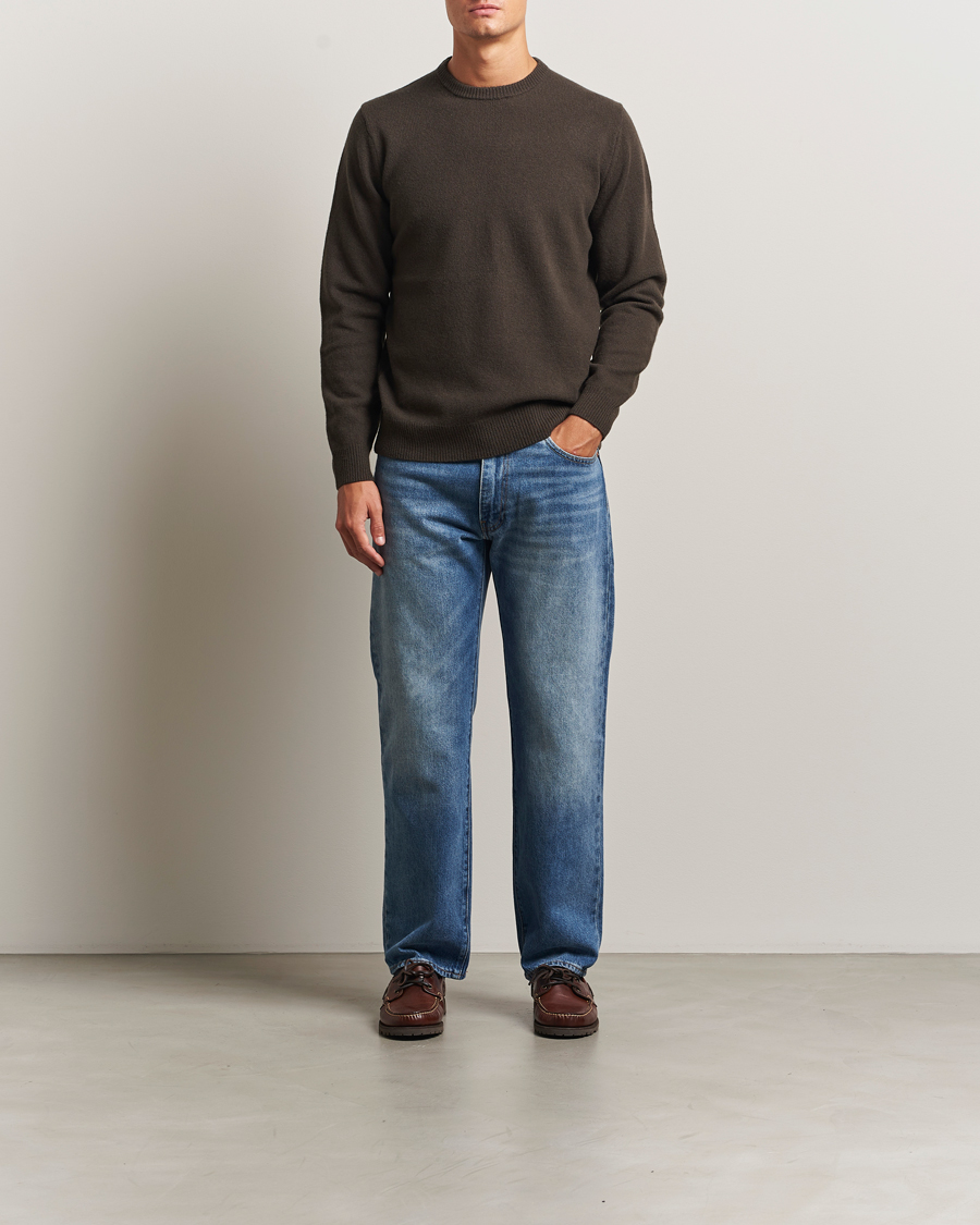 Herre | Trøjer | Barbour Lifestyle | Patch Crew Dark Oak