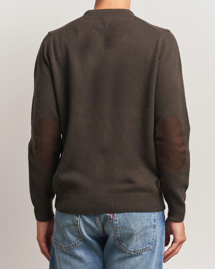 Herre | Trøjer | Barbour Lifestyle | Patch Crew Dark Oak