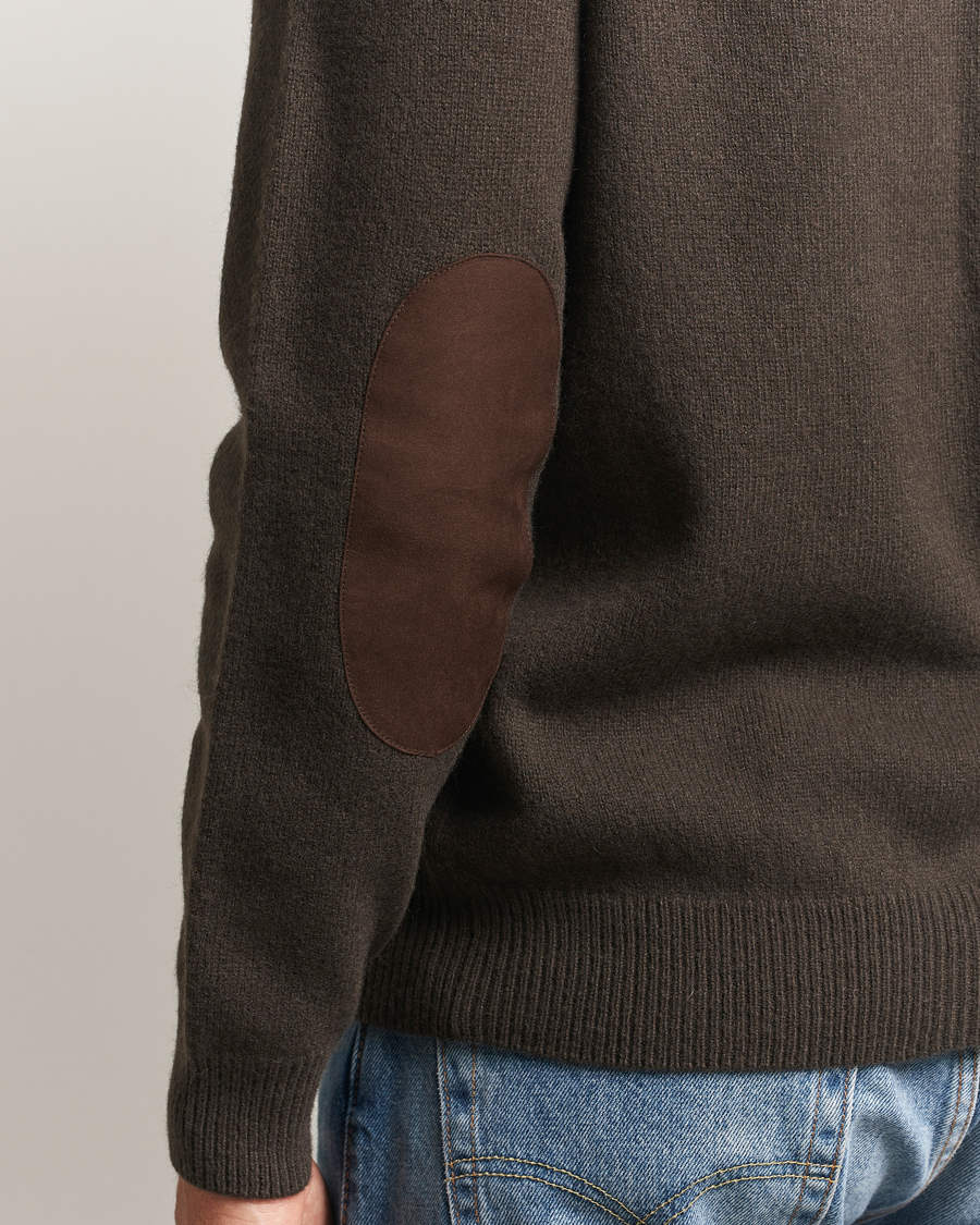 Herre | Trøjer | Barbour Lifestyle | Patch Crew Dark Oak