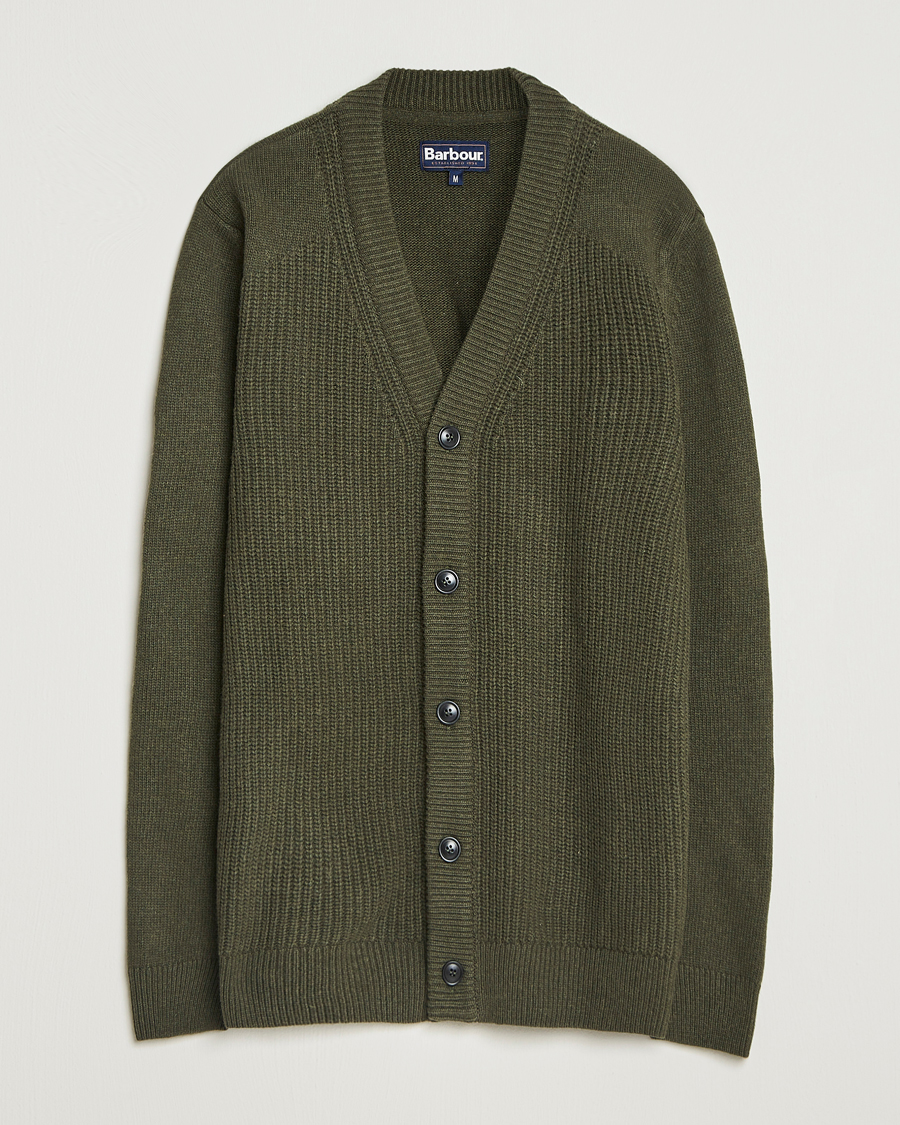 Herre | Trøjer | Barbour Lifestyle | Mainland Knitted Cardigan Olive