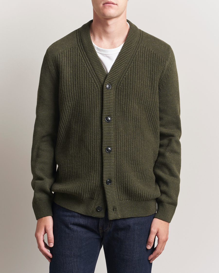 Herre | Trøjer | Barbour Lifestyle | Mainland Knitted Cardigan Olive