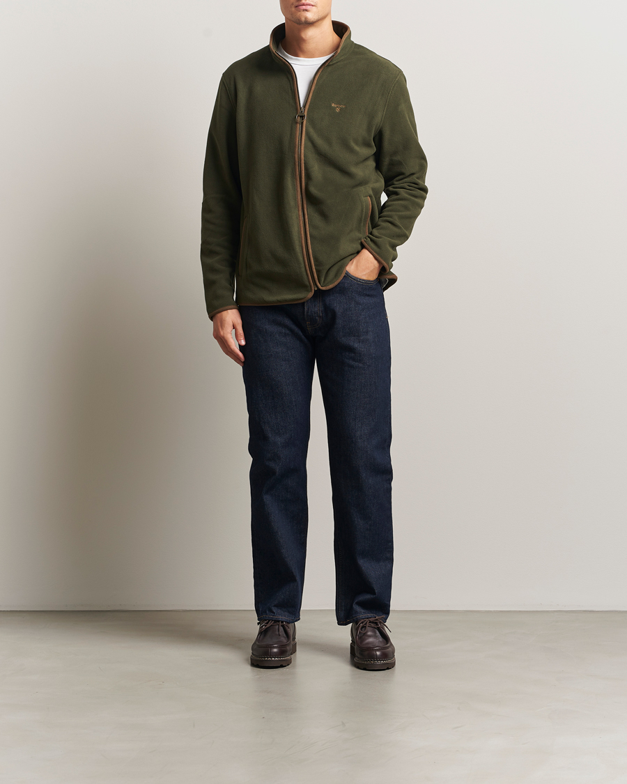 Herre | Trøjer | Barbour Lifestyle | Harwood Zip Thru Fleece Olive