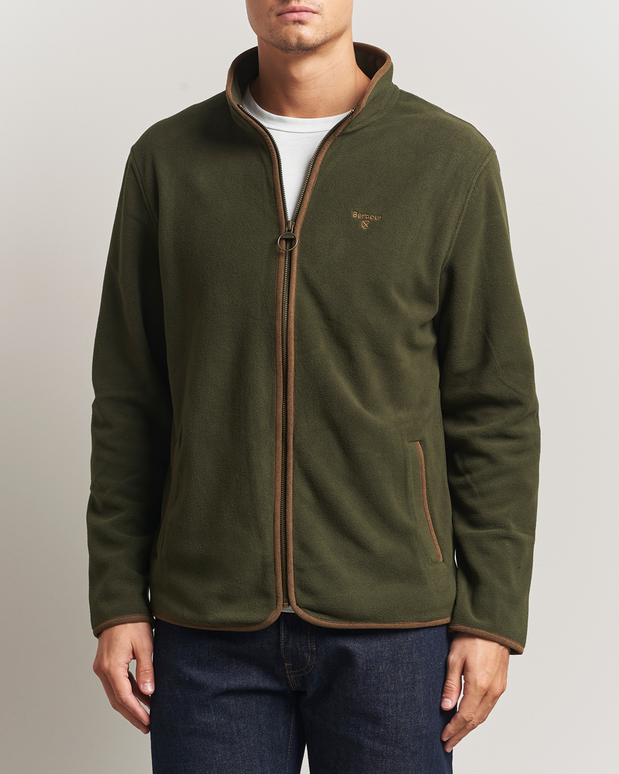Herre | Trøjer | Barbour Lifestyle | Harwood Zip Thru Fleece Olive