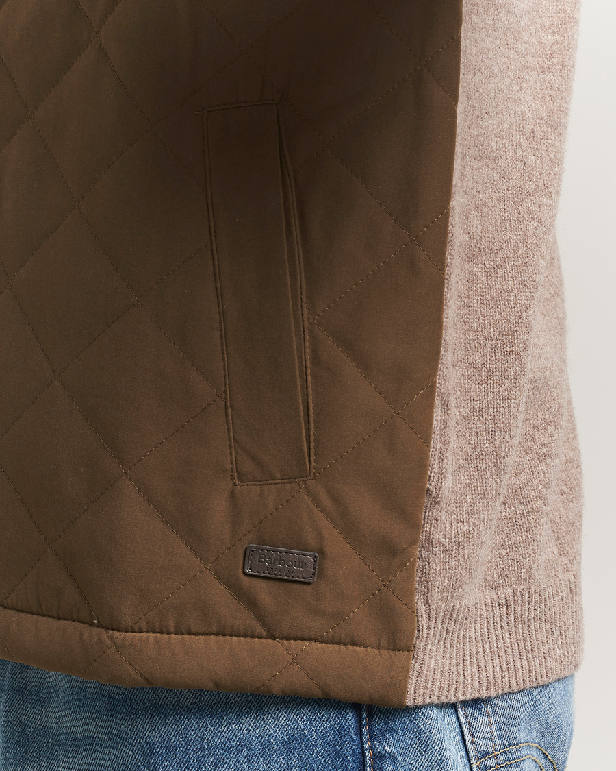 Herre | Trøjer | Barbour Lifestyle | Shoveler Knitted Gilet Stone