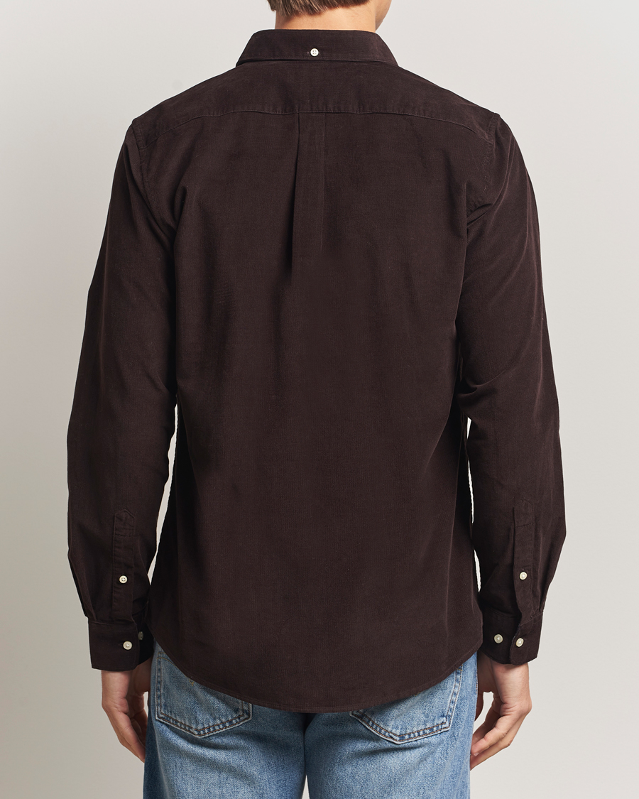 Herre | Skjorter | Barbour Lifestyle | Ramsey Corduroy Shirt Dark Oak