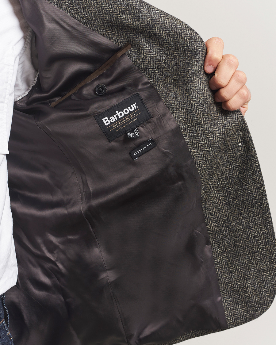 Herre | Blazere & jakker | Barbour Lifestyle | Firth Moons Herringbone Blazer Grey