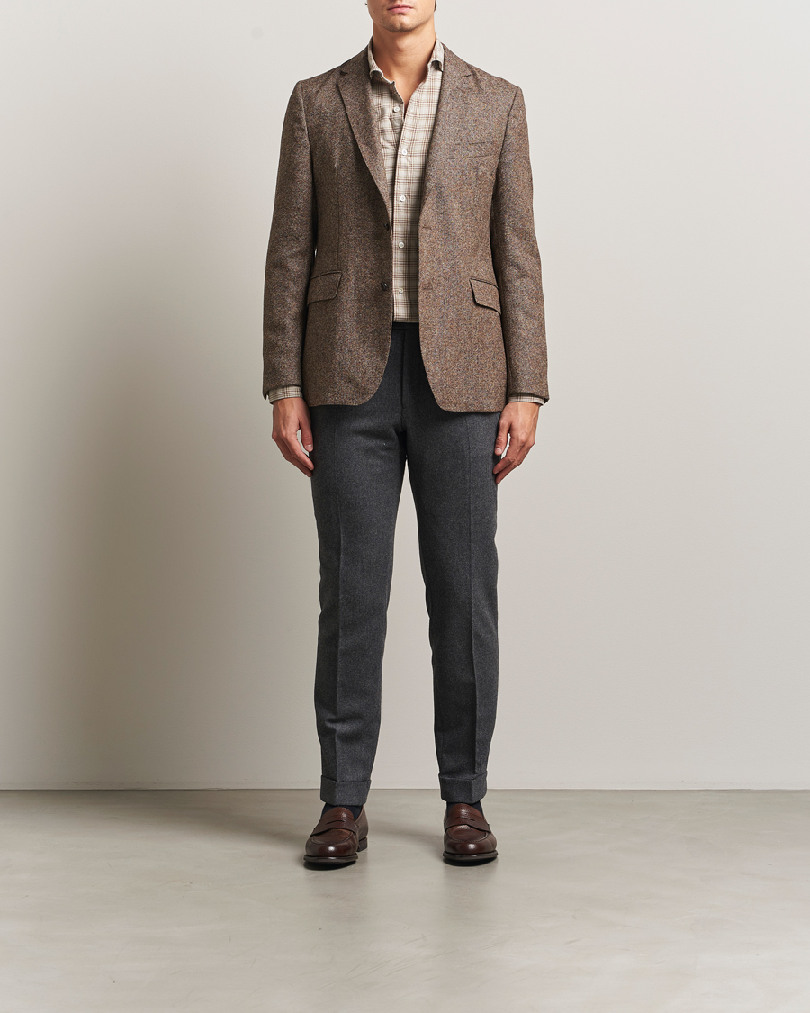 Herre | Blazere & jakker | Barbour Lifestyle | Godfrey Moons Shetlands Blazer Brown