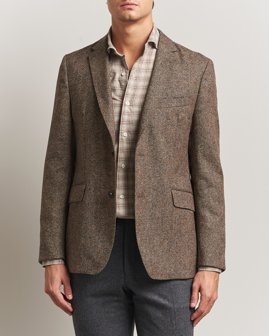 Herre | Blazere & jakker | Barbour Lifestyle | Godfrey Moons Shetlands Blazer Brown