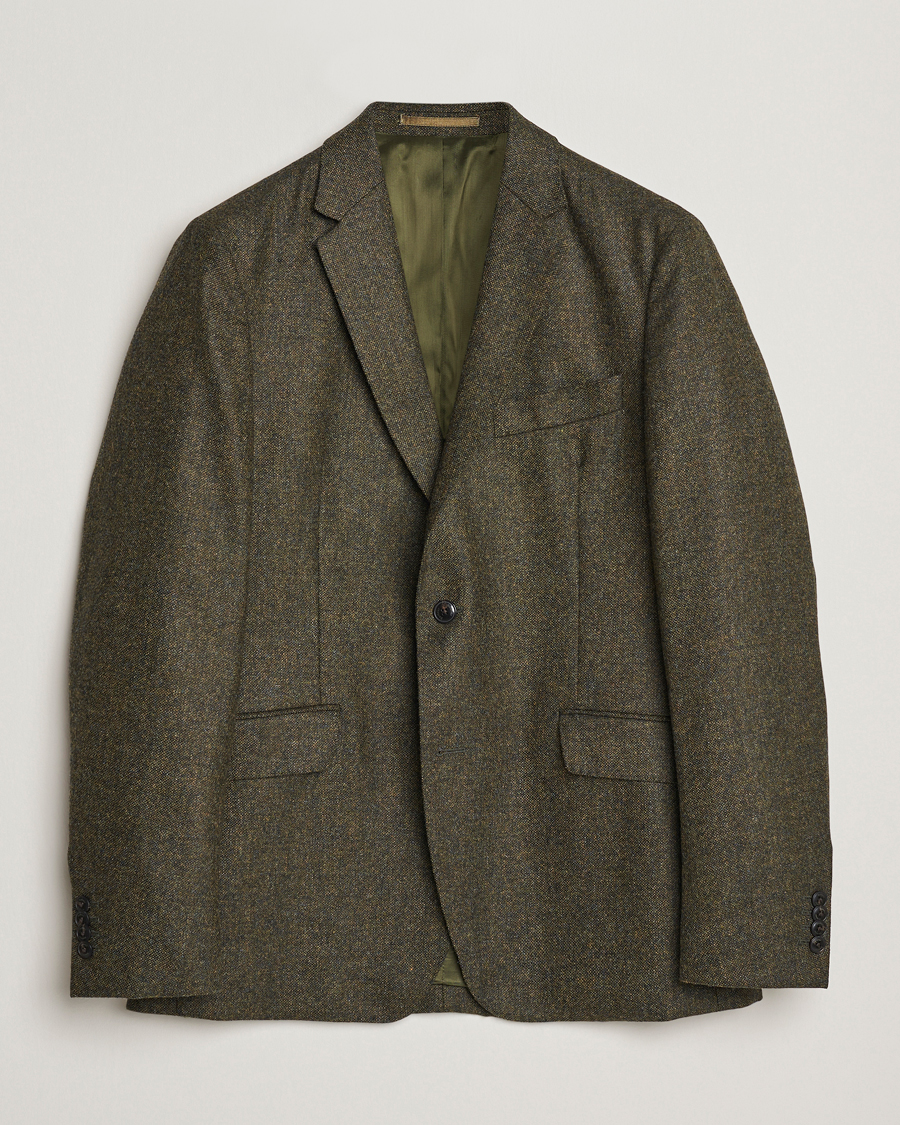 Herre | Blazere & jakker | Barbour Lifestyle | Godfrey Moons Shetlands Blazer Olive