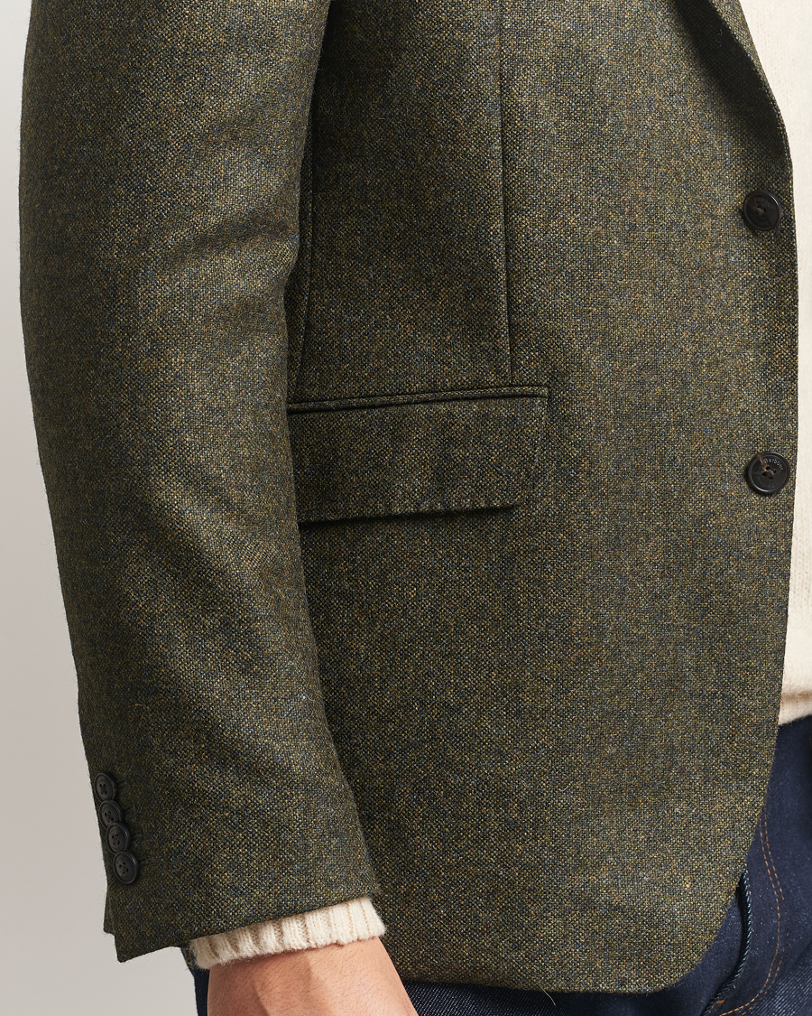 Herre | Blazere & jakker | Barbour Lifestyle | Godfrey Moons Shetlands Blazer Olive