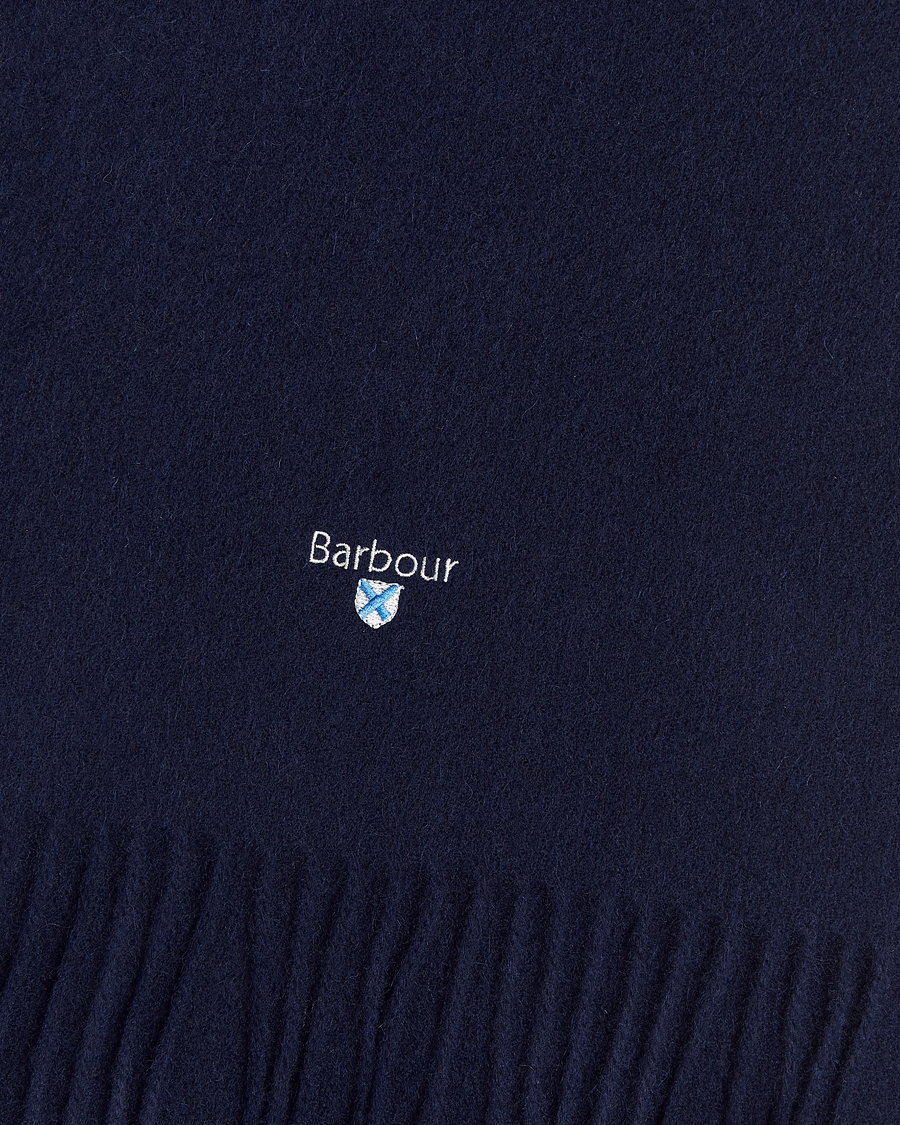 Herre | Halstørklæder | Barbour Lifestyle | Plain Lambswool Scarf Navy