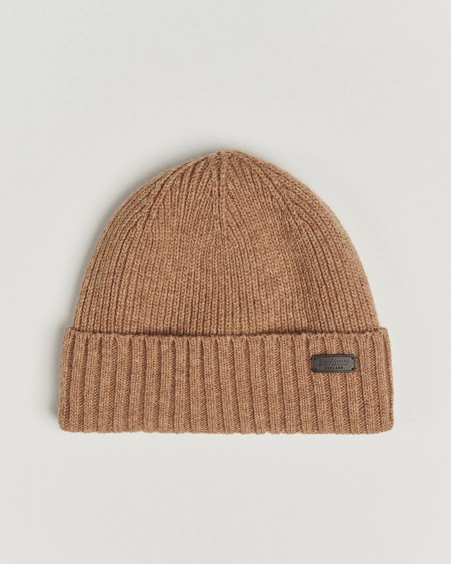 Herre | Huer | Barbour Lifestyle | Carlton Wool Beanie Military Brown