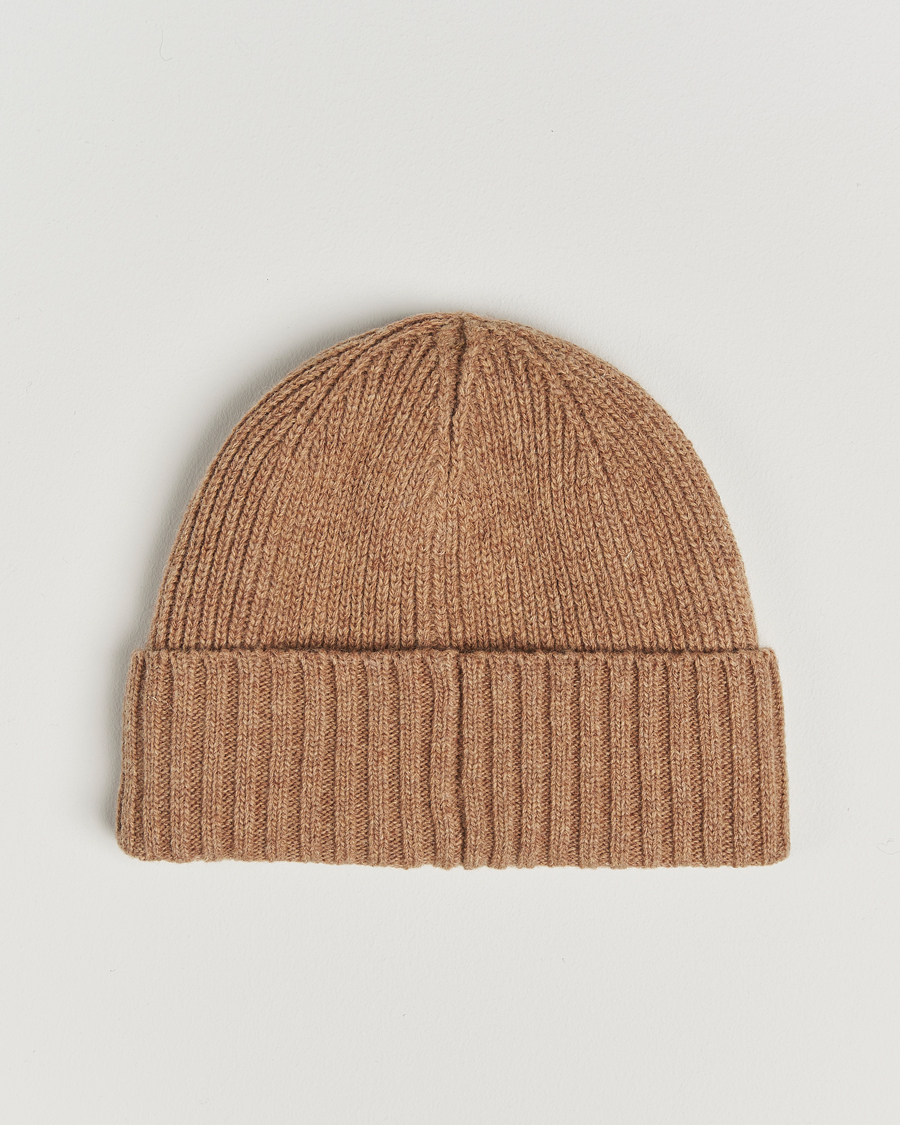 Herre | Huer | Barbour Lifestyle | Carlton Wool Beanie Military Brown
