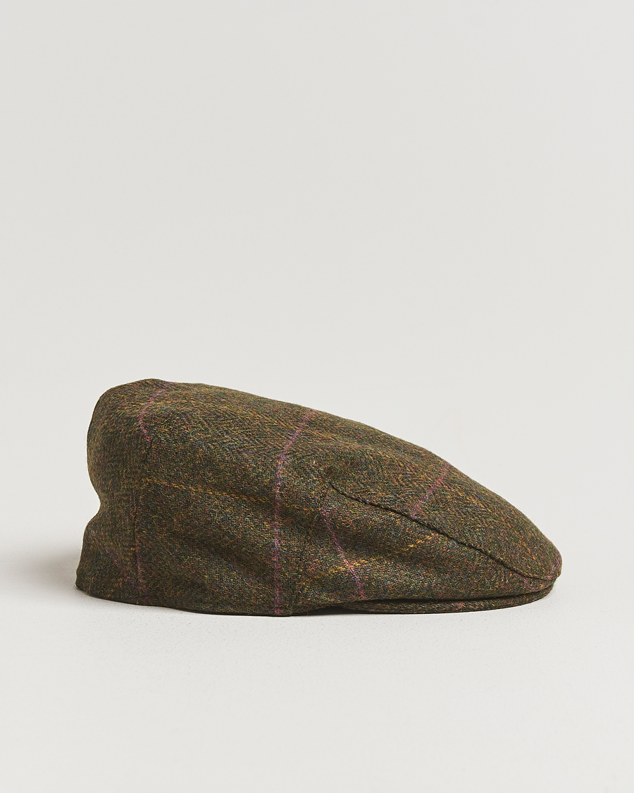 Herre | Hatte & kasketter | Barbour Lifestyle | Cireff Tweed Cap Green