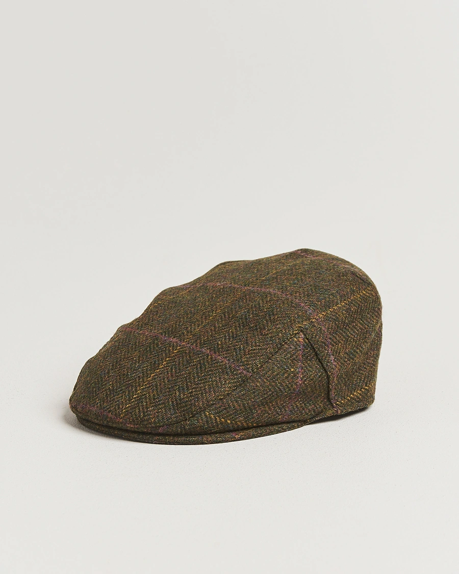 Herre | Hatte & kasketter | Barbour Lifestyle | Cireff Tweed Cap Green