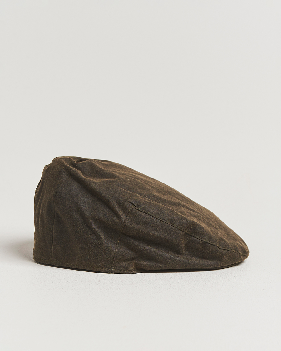 Herre | Hatte & kasketter | Barbour Lifestyle | Waxed Flat Cap Olive
