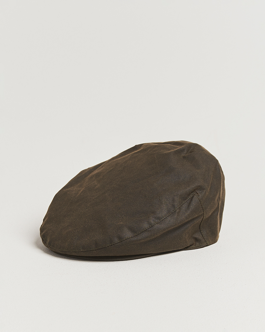 Herre | Hatte & kasketter | Barbour Lifestyle | Waxed Flat Cap Olive