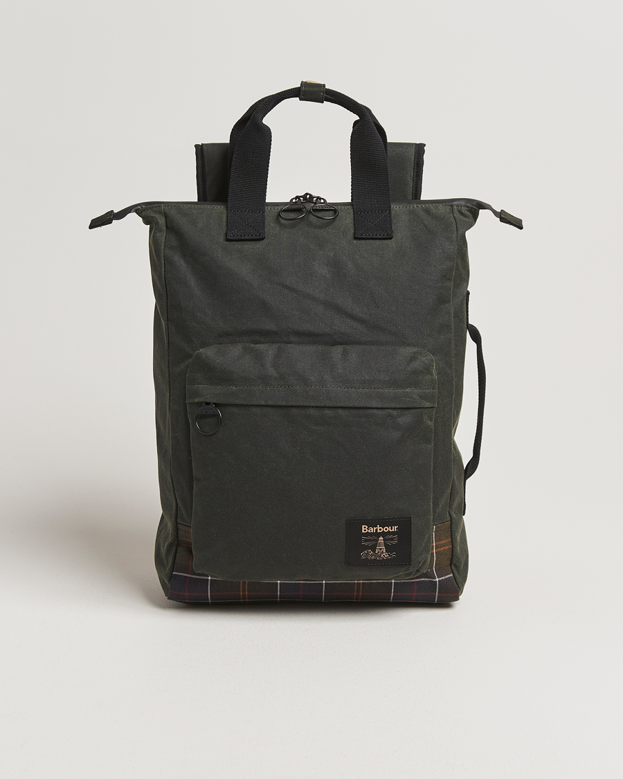 Herre | Tasker | Barbour Lifestyle | Field Wax Backpack Sage